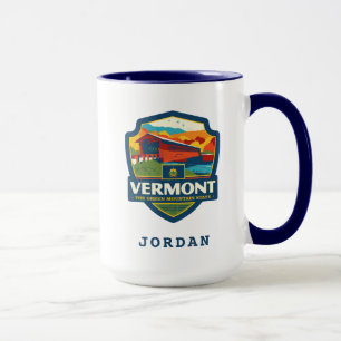 trots van de staat   Vermont Mok