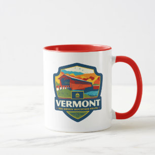 trots van de staat   Vermont Mok