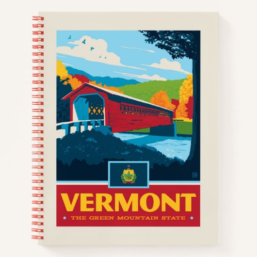 trots van de staat | Vermont Notitieboek (Voorkant)