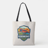trots van de staat | Vermont Tote Bag (Achterkant)