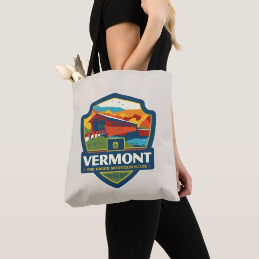 trots van de staat | Vermont Tote Bag (Dichtbij)