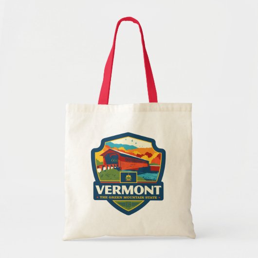 trots van de staat | Vermont Tote Bag (Voorkant)