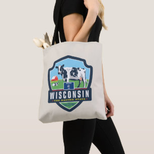 trots van de staat Wisconsin 2 Tote Bag