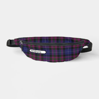 Trots van Schotland Tartan Plaid Gepersonaliseerd Heuptasje