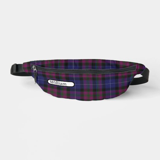 Trots van Schotland Tartan Plaid Gepersonaliseerd Heuptasje (Voorkant)