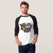 "Trots verenigd" T-shirt (Voorkant volledig)