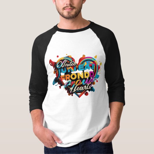 "Trots verenigd" T-shirt (Voorkant)