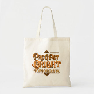 Trots verleden helder morgen tote bag