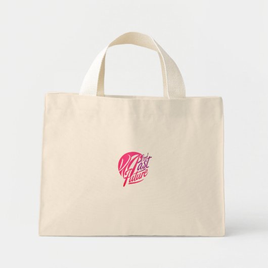 Trots verleden veelbelovende toekomst mini tote bag (Voorkant)