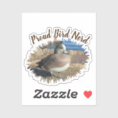Trots Vogel Nerd Hobby Vogeleend Vogels kijken Sticker (Vel)