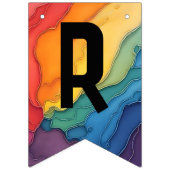 Trots vreugde en liefde party bunting vlaggetjes (Derde vlag)