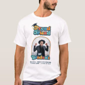 Trots Vriend van de afstuderen foto groovy retro T-shirt (Voorkant)