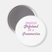Trots Vriendin van een Grammarian Magneet (Voorkant / Achterkant)