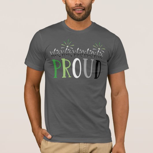 TROTS vuurwerk Aromantisch T-shirt (Voorkant)