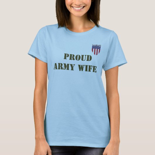 TROTS WIFE VAN LEGER T-SHIRT (Voorkant)