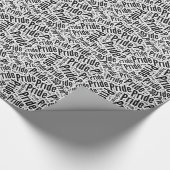 TROTS WOORDEN ZWART - 2014 PRIDE.png Cadeaupapier (Hoek)