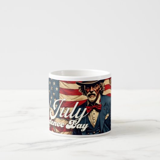 Trots Ziel van 4 juli Espresso Kop (Voorkant)