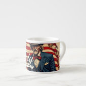 Trots Ziel van 4 juli Espresso Kop (Voorkant rechts)