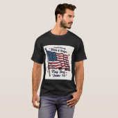 Trots zwaaien - Flag Day Tribute T-shirt (Voorkant volledig)