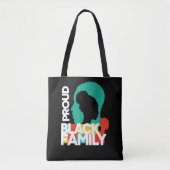 Trots zwart familie zwart geschiedenis maand tote bag (Voorkant)