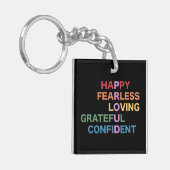 TROTS zwarte sleutelhanger (Voorkant Links)
