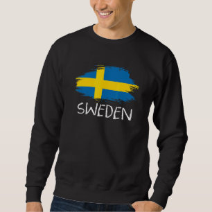 Trots Zweden Vlag Elegante Patriottische Zweedse Trui