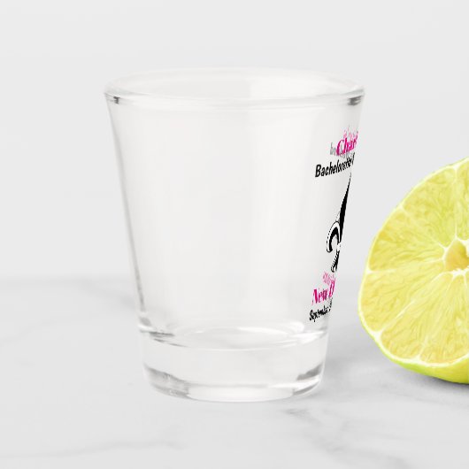 Trotscadeausstap Favorieten Meisjesreis New Orlean Shot Glas (Links)