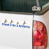 trotse 2B een heuveltje Bumpersticker (Op Truck)