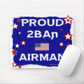 Trotse 2BAn Airman - In Honor - Mousepad Muismat (Met muis)