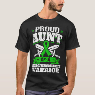 Trotse A Van Een Neurofibromatosis Krijger retro T-shirt