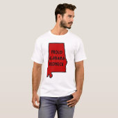 Trotse Alabama Redneck T-shirt (Voorkant volledig)