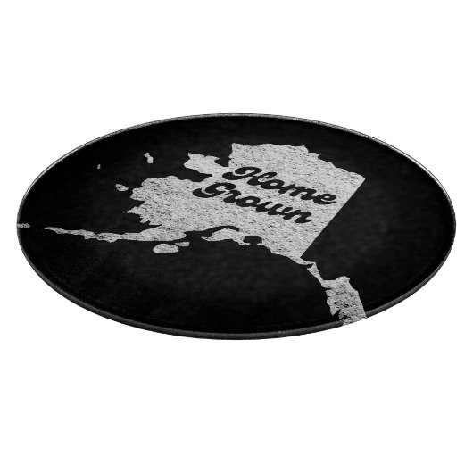 trotse Alask State home grown Kaart Overzicht Rock Snijplank (Hoek)