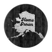 trotse Alask State home grown Kaart Overzicht Rock Snijplank (Voorkant)