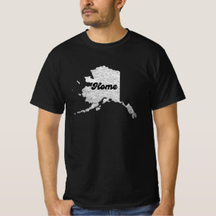 trotse Alask State Home Kaart Overzicht Rocky Map T-shirt