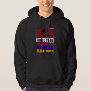 Trotse Albanese Armeense mix Albanië en Armenië He Hoodie