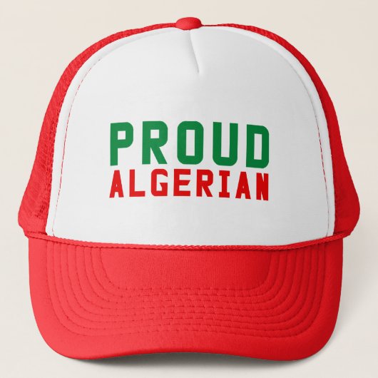 Trotse Algerijn Trucker Pet (Voorkant)