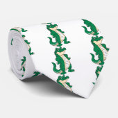 Trotse Alligator Stropdas (Opgerold)