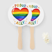 Trotse Ally Fan Set Handwaaier (Voorkant en achterkant)