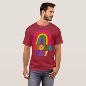 Trotse Ally LGBT Rainbow Gay Pride LGBTQ Pride T-shirt (Voorkant volledig)