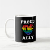 Trotse Ally LGBTQ Pride Koffiemok (Links)