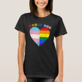 Trotse Ally LGBTQ Transgender Trotse Moeders Voor  T-shirt (Voorkant)
