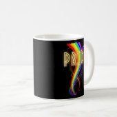 Trotse Ally Rainbow LGBTQ BLM Pride 1 Koffiemok (Voorkant rechts)