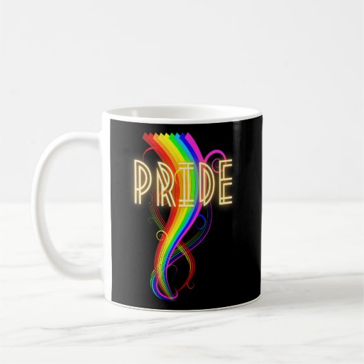 Trotse Ally Rainbow LGBTQ BLM Pride 1 Koffiemok (Links)