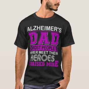 Trotse Alzheimer's vader heb ik de mijne opgevoed T-shirt