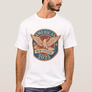 Trotse Amerikaan – Staatsburgerschapdag T-shirt