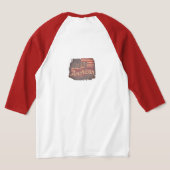 Trotse Amerikaan. T-shirt (Laag Achter)