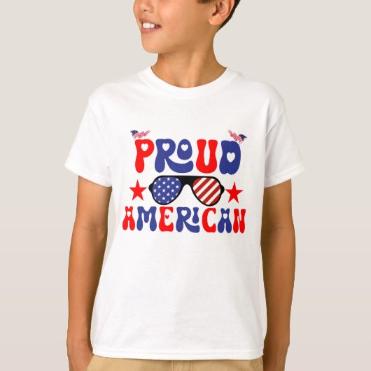 Trotse Amerikaan T-shirt (Voorkant)