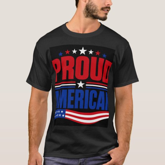 Trotse Amerikaan T-shirt (Voorkant)