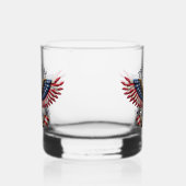 Trotse Amerikaanse Adelaar Whisky Glas (Links)