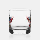 Trotse Amerikaanse Adelaar Whisky Glas (Rechts)